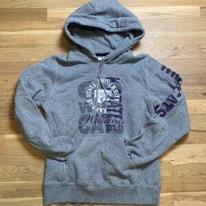 Russell Athletic KSU Wildcats Long Sleeve Pullover Gray Sweatshirt Women’s S